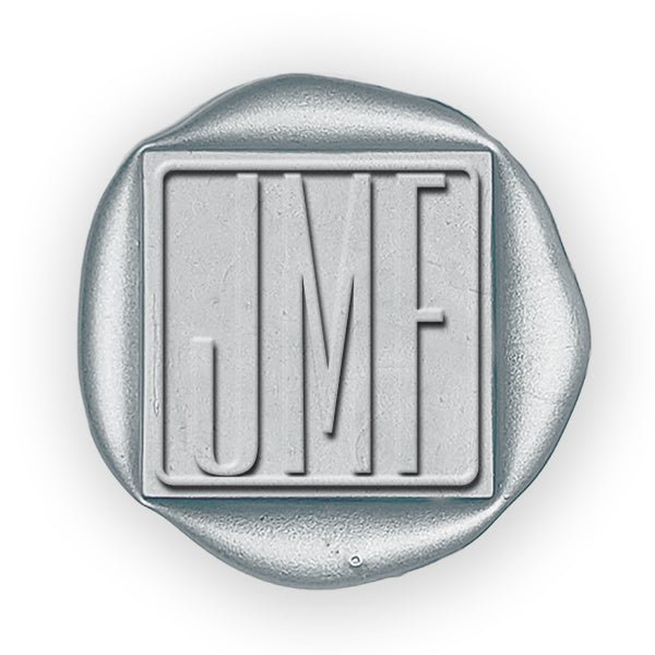 Empire 3 Letter Monogram Custom Wax Seal Stamp - 1 1/8" Square #2522 - Nostalgic Impressions