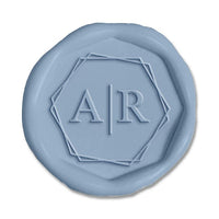 2 Letter Octagon Monogram Custom Wax Seal Stamp - with choice of Handle #2530 - Nostalgic Impressions