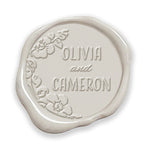 Olivia Couple's Names Wedding Custom Wax Seal Stamp #2515