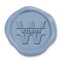 Name & Initial Custom Wax Seal Stamp #335 - Nostalgic Impressions