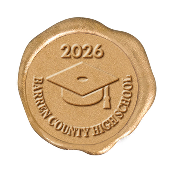 2026 Graduation Custom Wax Seal Sticker - Nostalgic Impressions