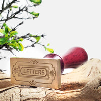 Letters  Wax Seal Stamp #5776 Rectangular- USA Handcrafted