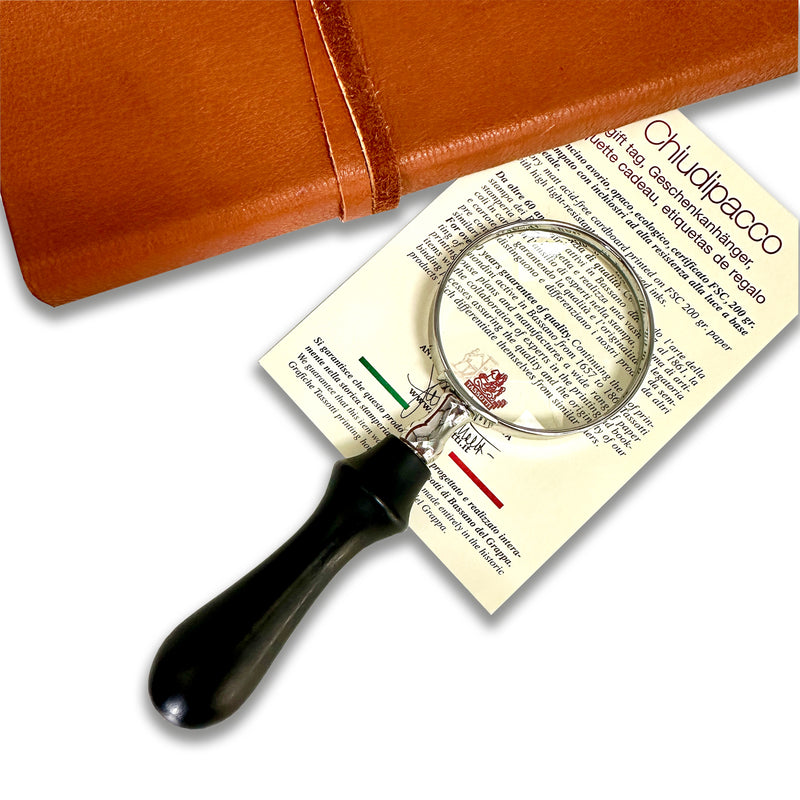 Handheld Magnifier with Wood Handle - Gift Boxed - Nostalgic Impressions