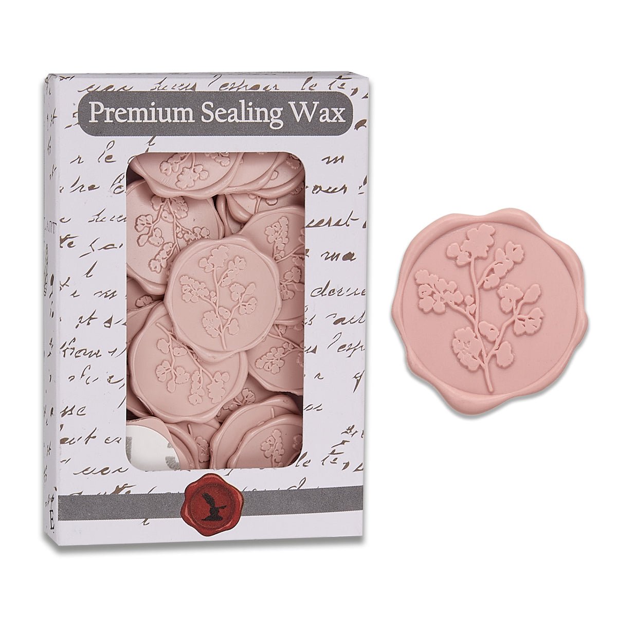 Maidenhair Wedding Adhesive Wax Seal Quick - Ship Stickers 25PK - 6 Colors - Nostalgic Impressions