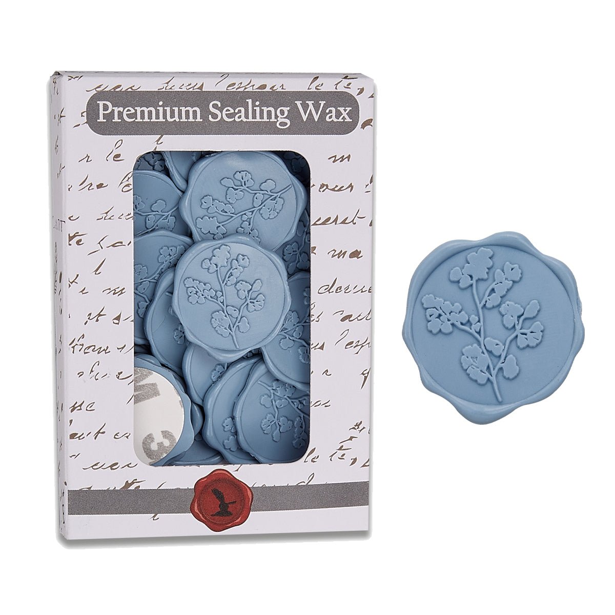 Maidenhair Wedding Adhesive Wax Seal Quick - Ship Stickers 25PK - 6 Colors - Nostalgic Impressions