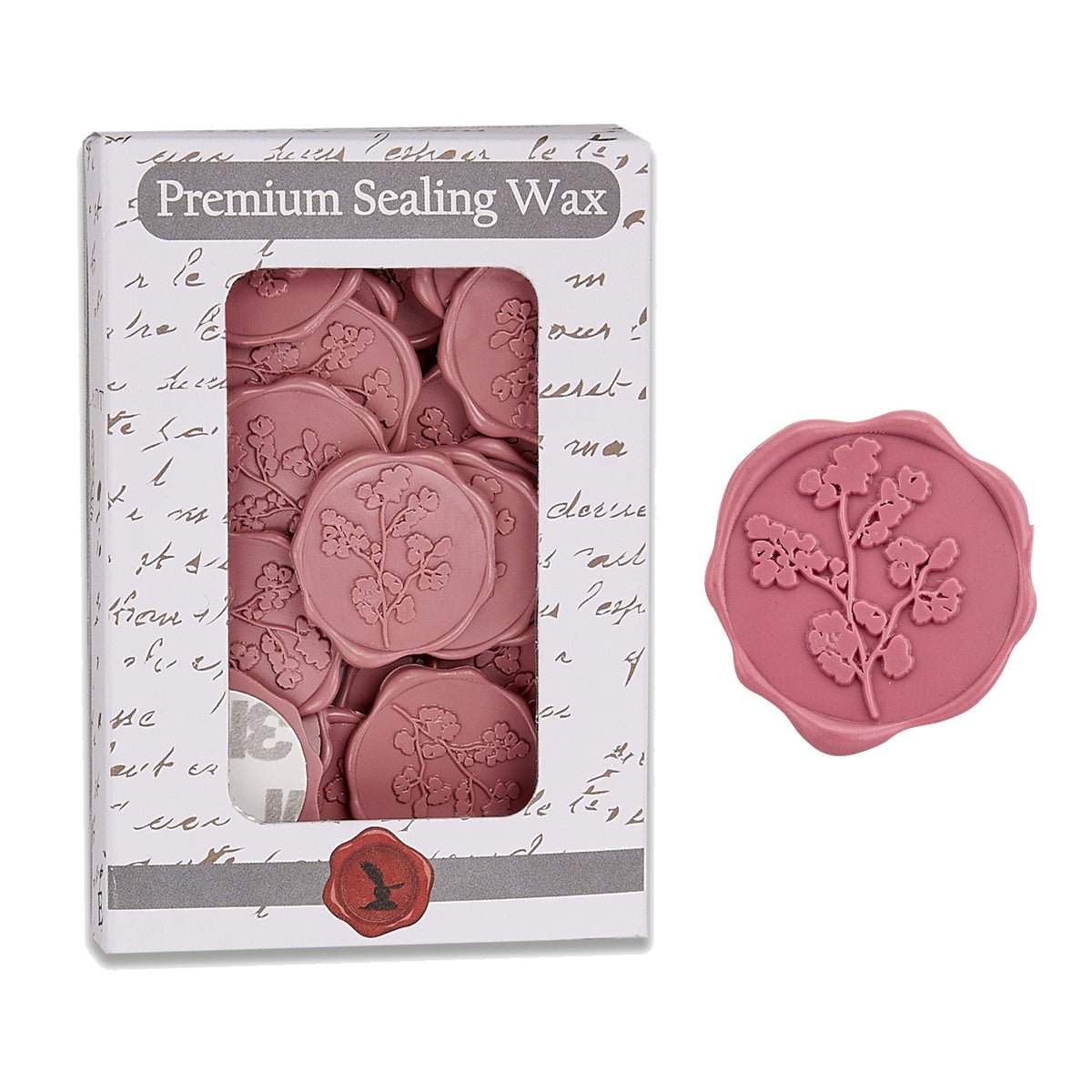 Maidenhair Wedding Adhesive Wax Seal Quick - Ship Stickers 25PK - 6 Colors - Nostalgic Impressions