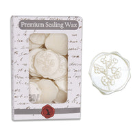 Maidenhair Wedding Adhesive Wax Seal Quick - Ship Stickers 25PK - 6 Colors - Nostalgic Impressions