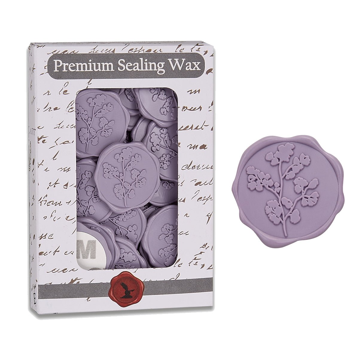 Maidenhair Wedding Adhesive Wax Seal Quick - Ship Stickers 25PK - 6 Colors - Nostalgic Impressions