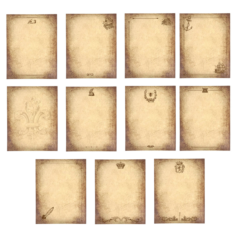 Parchment Stationery Vintage Design Boxed Gift Set -20/10 with Personalization option