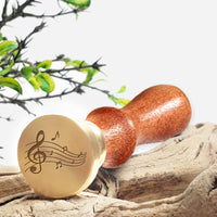 Music Sheet Notes Wax Seal Stamp #4929-USA Handcrafted