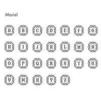 Mariel Initial Custom Wax Seal Stamp #8856 - Square 3/4" - Nostalgic Impressions