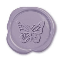 Butterfly Adhesive Wax Seal Stickers for Envelopes and Invitations (25-Pack)