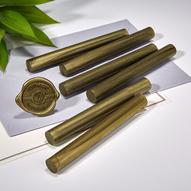 Moss Glue Gun Sealing Wax - Pack of 6 - Nostalgic Impressions