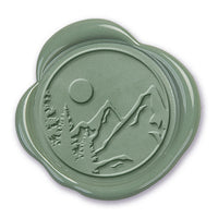 Mountain Scene Wax Seal Stamp #7515- USA Handcrafted