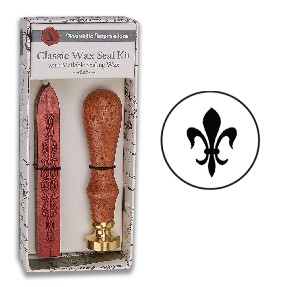 Nature-Inspired Wood Handle Wax Seal Kits