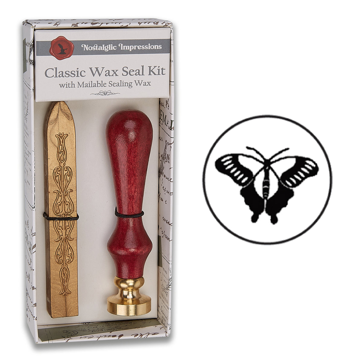 Nature-Inspired Wood Handle Wax Seal Kits