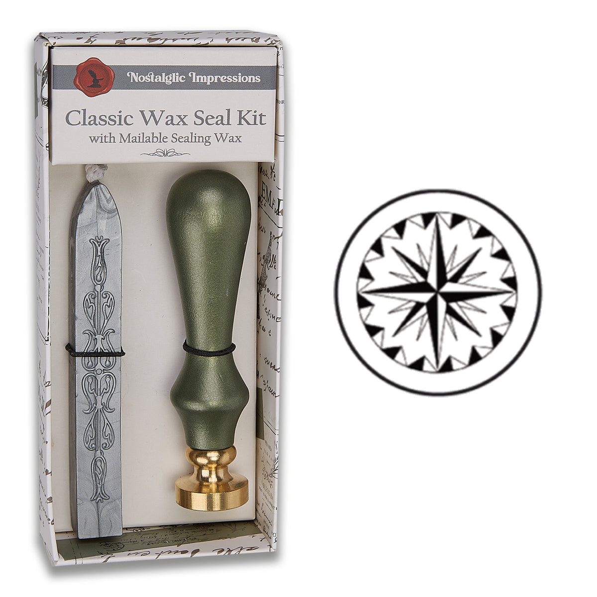 Nature-Inspired Wood Handle Wax Seal Kits