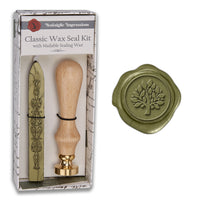Nature - Inspired Wood Handle Wax Seal Kits - Nostalgic Impressions