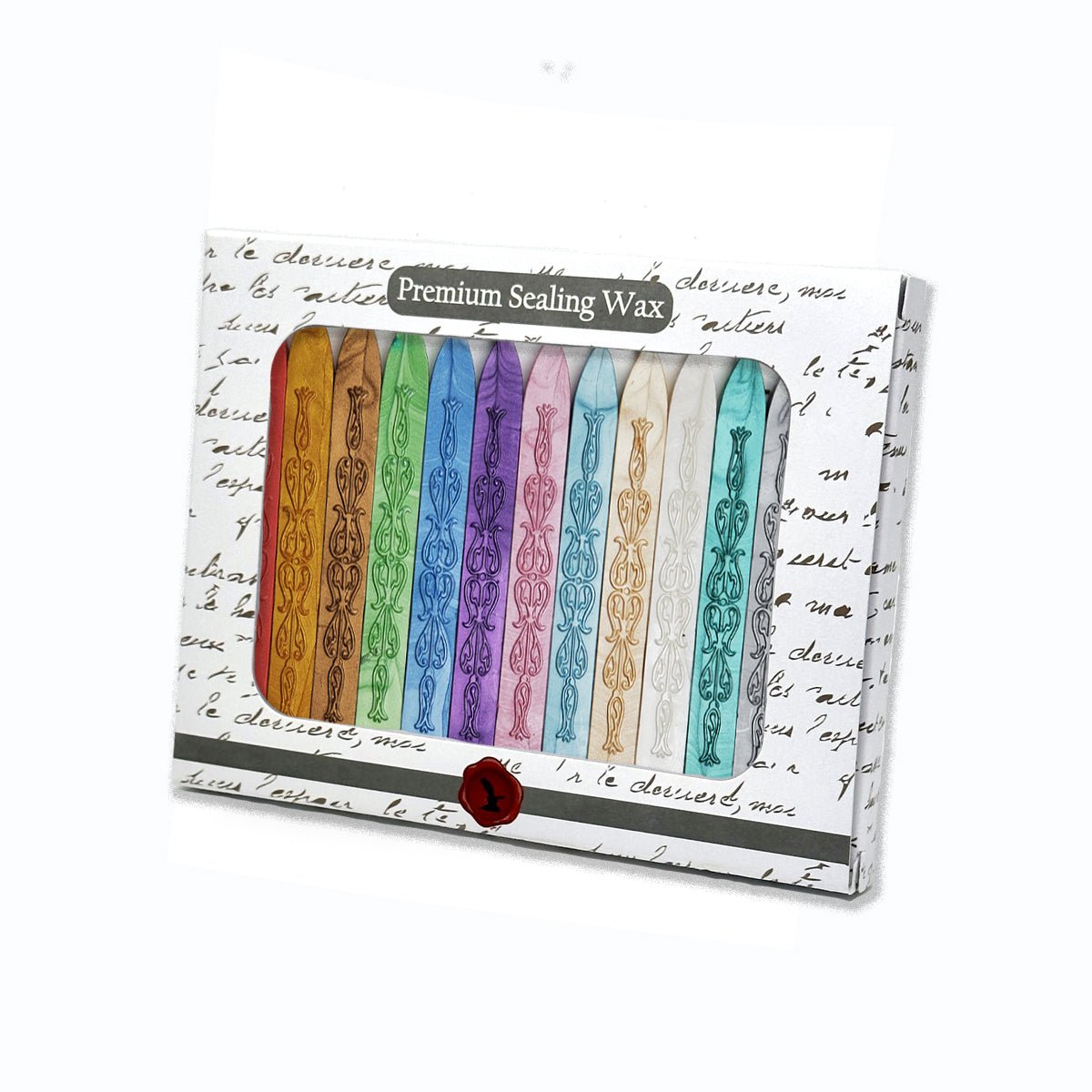 Multicolors Premium Sealing Wax with wick - 12PK Saver Pack Assortment - Nostalgic Impressions