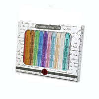 Multicolors Premium Sealing Wax with wick - 12PK Saver Pack Assortment - Nostalgic Impressions