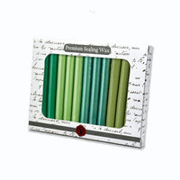 Meadow Greens Premium Glue Gun Sealing Wax Assortment - 12Pcs. Saver Pack - Nostalgic Impressions