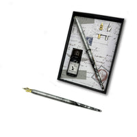 Calligraphy Dip Pen & Ink Starter Gift Set with Wood Pen, Ink and extra Nibs