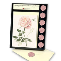 Italian Note Card Stationery Gift Set with Adhesive Wax Seals-9 Styles