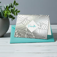Personalized Custom Initial with Name Foil Note Cards with Envelopes by Nostalgic Impressions