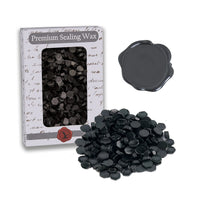 Black Premium Sealing Wax Beads 2 oz. PK - Nostalgic Impressions