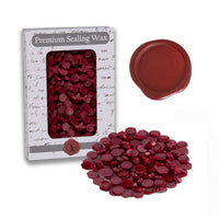 Burgundy Premium Sealing Wax Beads 2 oz. PK - Nostalgic Impressions