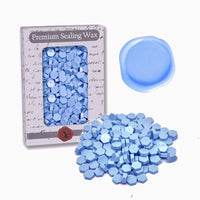NEW French Blue Premium Sealing Wax Beads 2 oz. PK - Nostalgic Impressions