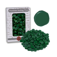 Forest Green Premium Sealing Wax Beads 2 oz. PK - Nostalgic Impressioins
