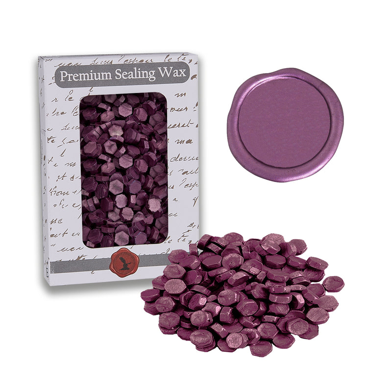 Plum Dandy Premium Sealing Wax Beads 2 oz. PK - Nostalgic Impressions