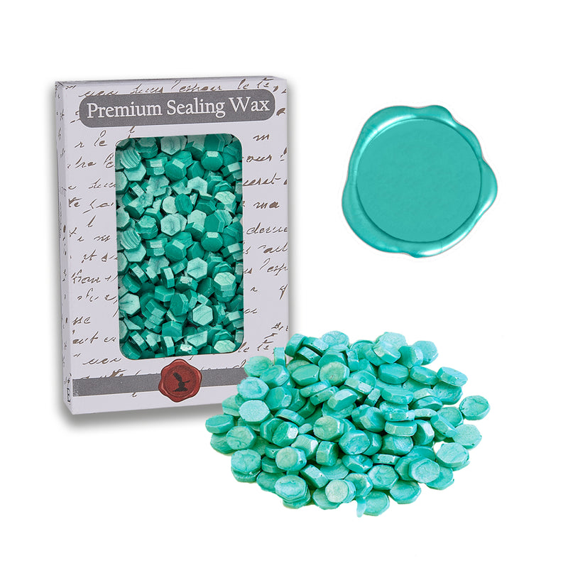 Teal Premium Sealing Wax Beads 2 oz. PK - Nostalgic Impressions
