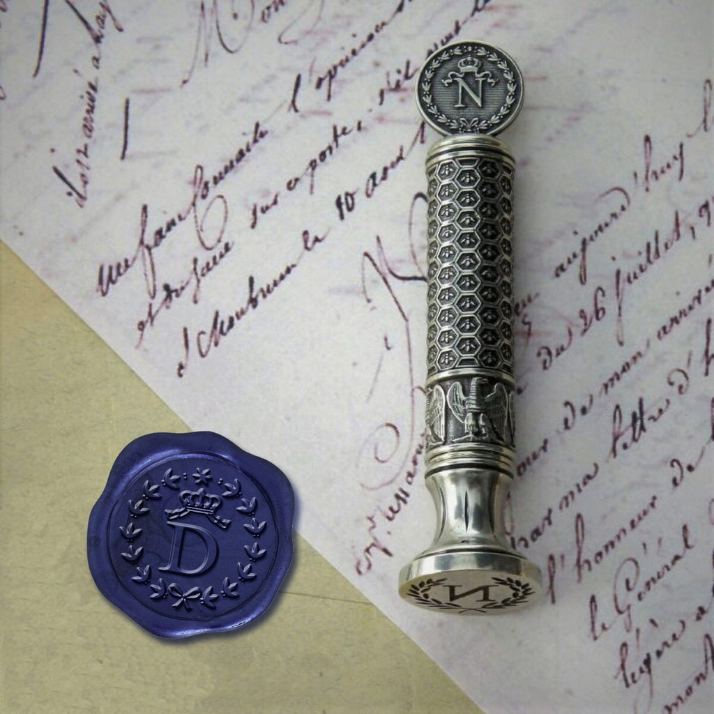 Napoleon Bonaparte Wax Seal Stamp with your Initial - Nostalgic Impressions