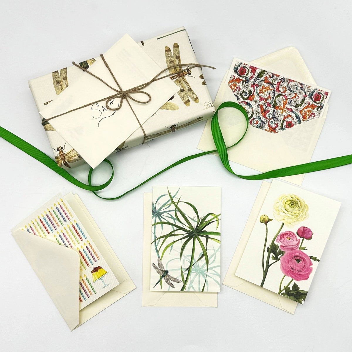 Primavera Small Note Cards with envelope 3x4 - Set of 2 - Nostalgic Impressions