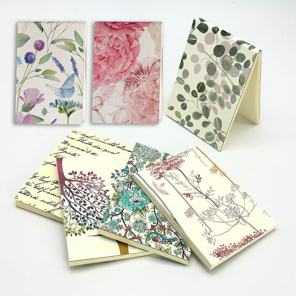 Spring Flowers Pocket - size Note Pads 3x4 - Nostalgic Impressions