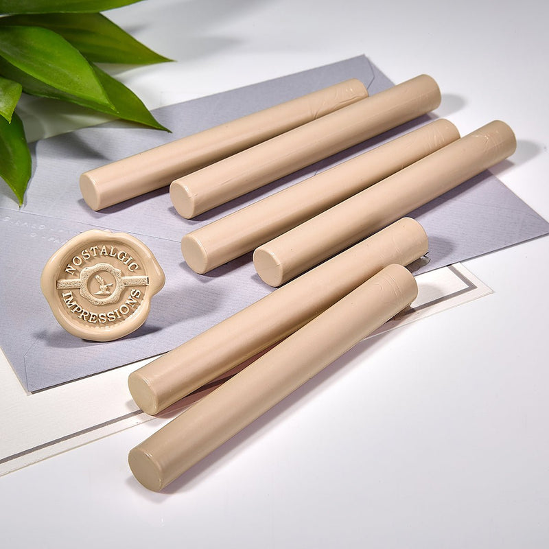 Nude Glue Gun Sealing Wax - Pack of 6 - Nostalgic Impressions