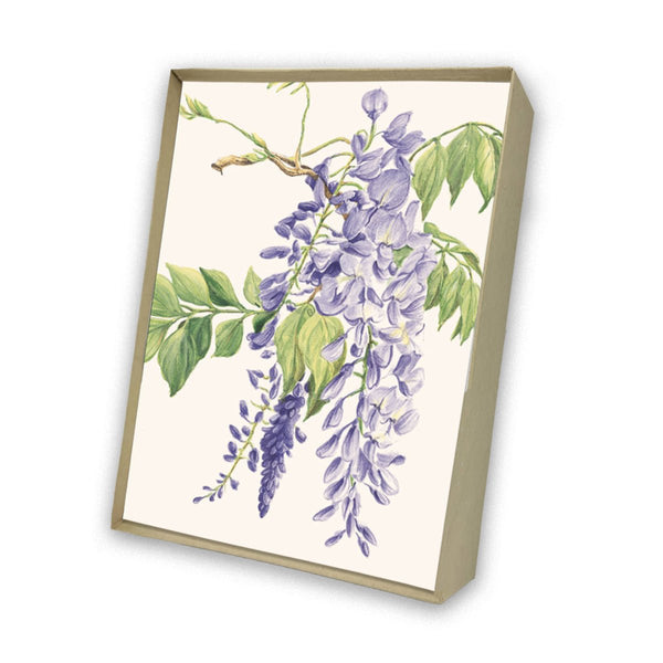 Wisteria Italian Note Cards Boxed Sets 4x6" - by Tassotti Italy 8/8 - Nostalgic Impressions