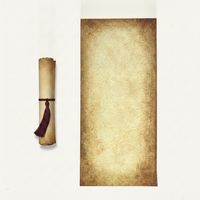 Parchment Scroll paper with red tassel