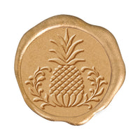 Pineapple Adhesive Wax Seal Stickers for Envelopes and Invitations (25-Pack)