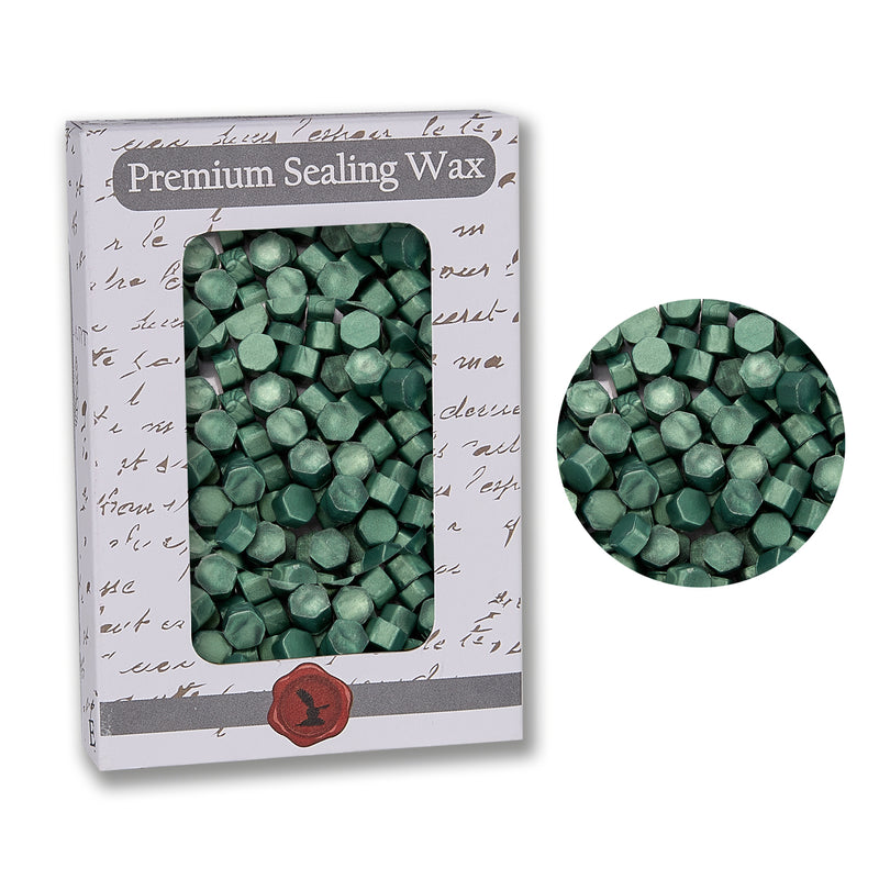 Pine Green Premium Sealing Wax Beads 2 oz. PK