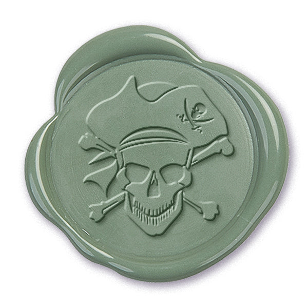 Pirate Skull Wax Seal Stamp #4100- USA Handcrafted
