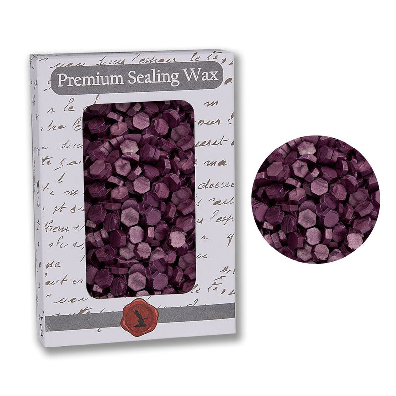 Plum Dandy Premium Sealing Wax Beads 2 oz. PK - Nostalgic Impressions