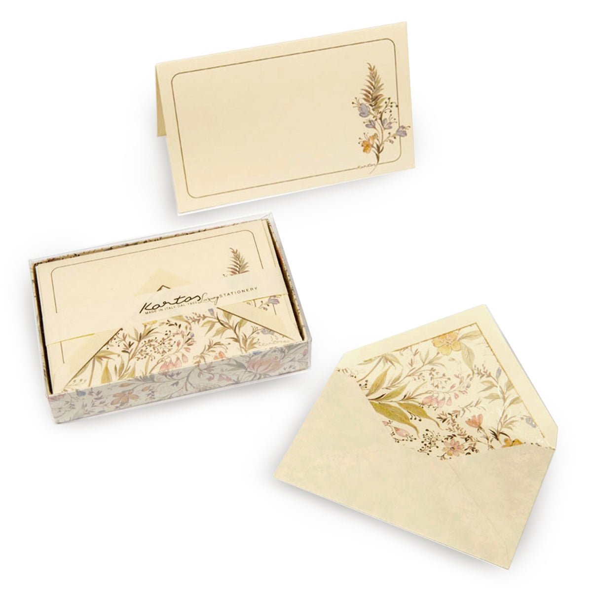 Italian Fold - over Boxed Card Set 10/10 - Primavera - Nostalgic Impressions