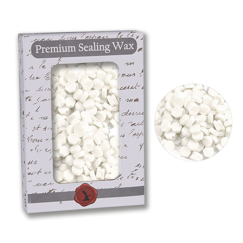 Pure White Premium Sealing Wax Beads 2 oz. PK