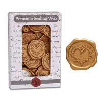 Branch Heart Wedding Adhesive Wax Seal Quick - Ship Stickers 25PK - 7 Colors - Nostalgic Impressions