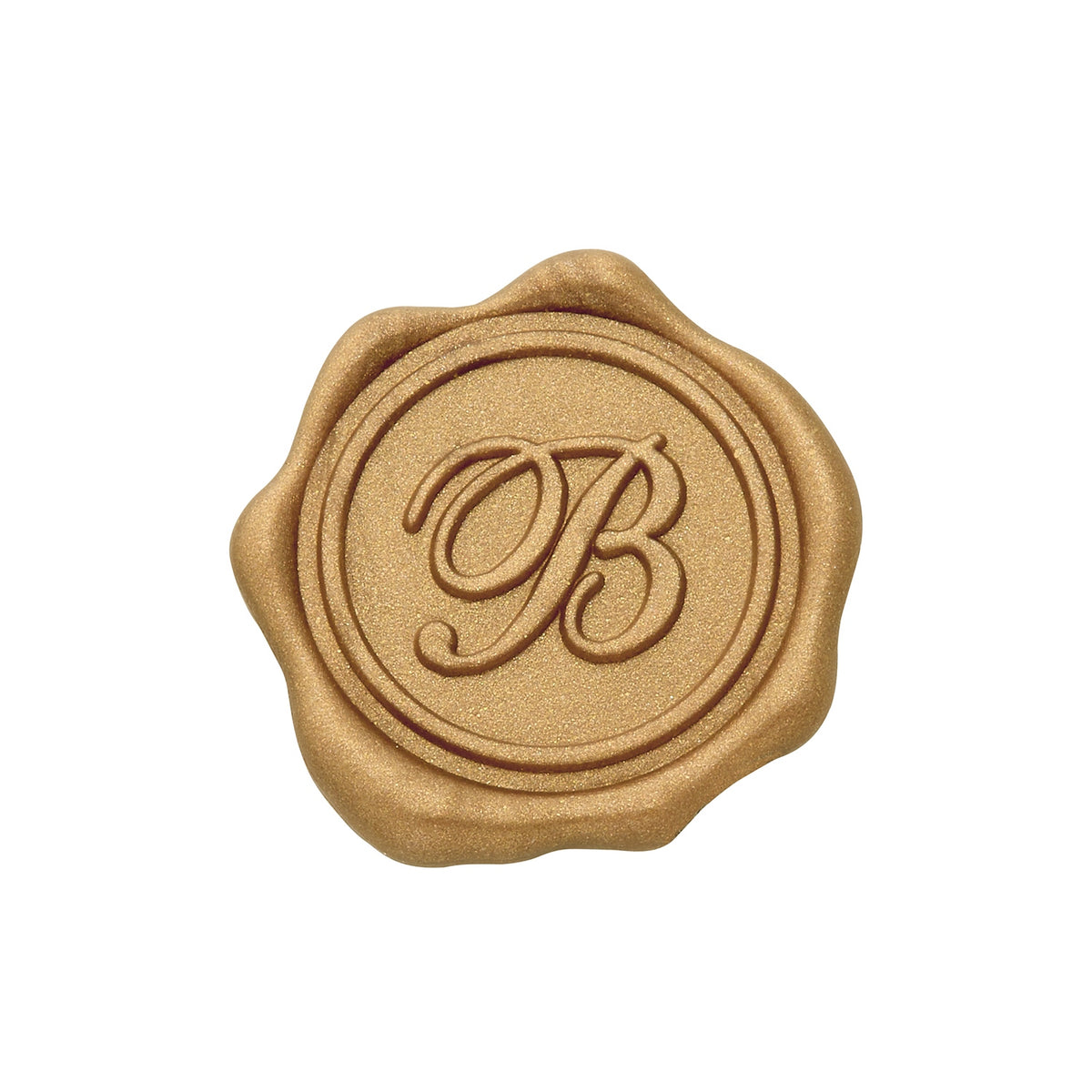 Gold Foil Roses Single Initial Note Cards with Wax Seals - 8 Personalized Blank Stationery Set