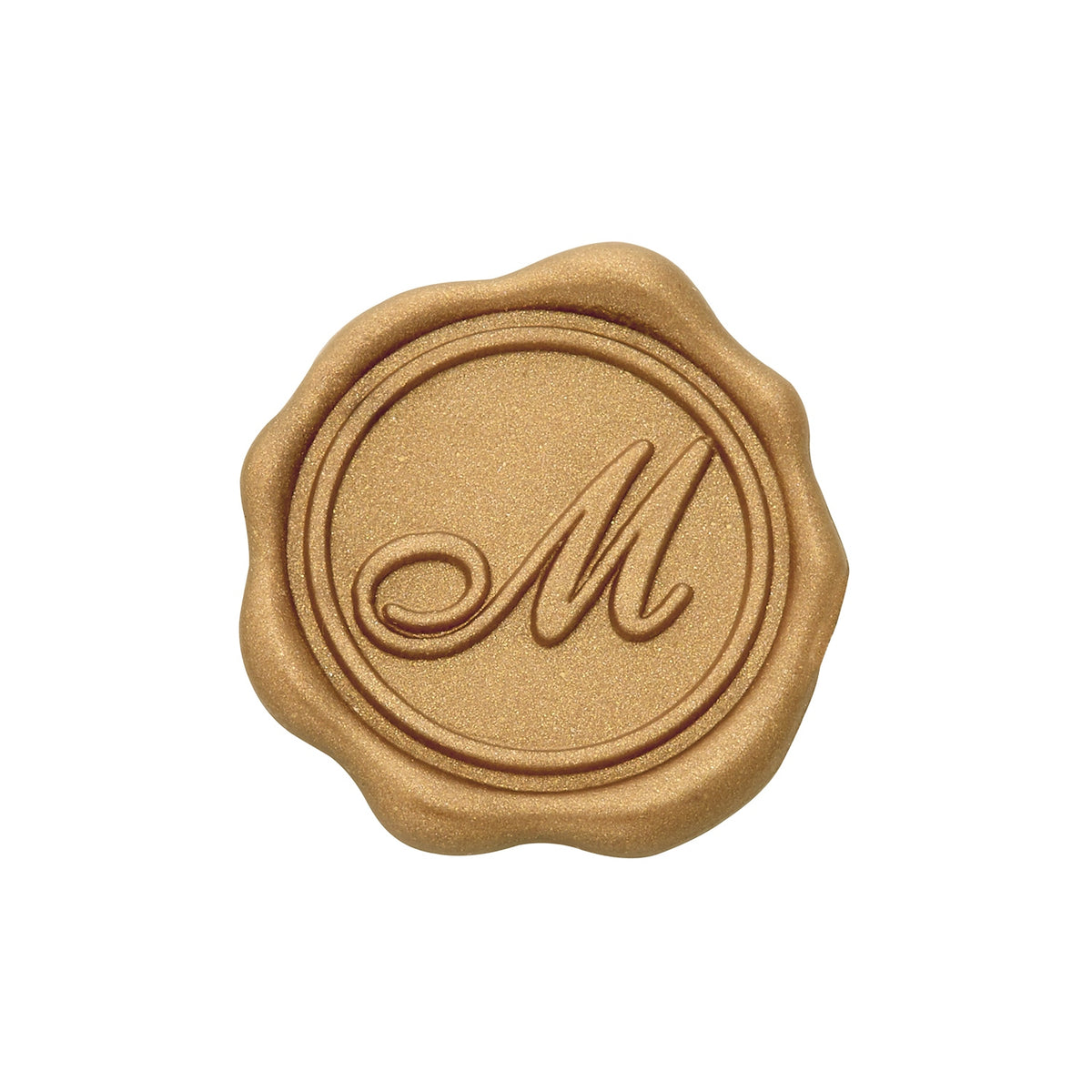 Gold Foil Roses Single Initial Note Cards with Wax Seals - 8 Personalized Blank Stationery Set