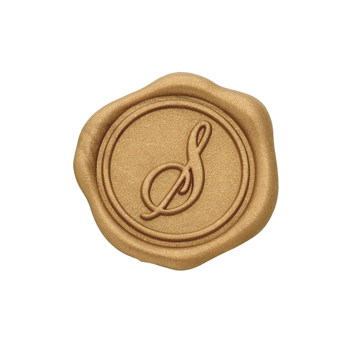 Gold Foil Roses Single Initial Note Cards with Wax Seals - 8 Personalized Blank Stationery Set